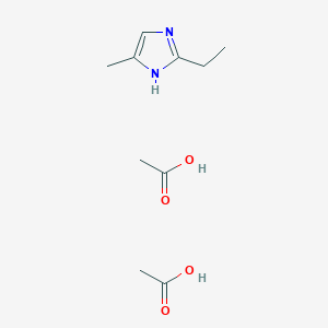 acetic acid;2-ethyl-5-methyl-1H-imidazole