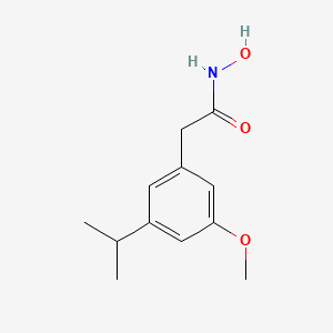 N-Hydroxy-2-[3-methoxy-5-(propan-2-yl)phenyl]acetamide