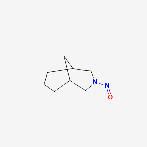 molecular formula C8H14N2O B14509369 3-Nitroso-3-azabicyclo[3.3.1]nonane CAS No. 62784-55-8