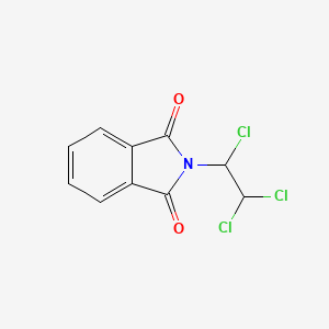 molecular formula C10H6Cl3NO2 B14509403 2-(1,2,2-Trichloroethyl)-1H-isoindole-1,3(2H)-dione CAS No. 63037-44-5