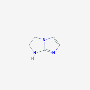 molecular formula C5H7N3 B1450943 2,3-二氢-1H-咪唑并[1,2-a]咪唑 CAS No. 67139-08-6