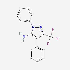 1,4-Diphenyl-3-(trifluoromethyl)-1H-pyrazol-5-amine