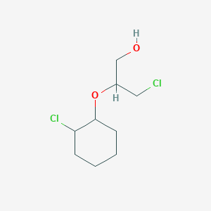 3-Chloro-2-[(2-chlorocyclohexyl)oxy]propan-1-ol