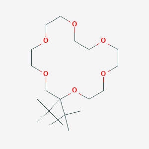 molecular formula C20H40O6 B14509489 2,2-Di-tert-butyl-1,4,7,10,13,16-hexaoxacyclooctadecane CAS No. 64111-69-9