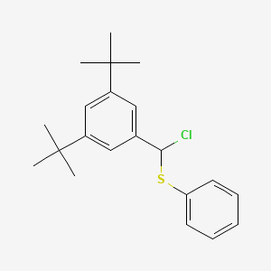 1,3-Di-tert-butyl-5-[chloro(phenylsulfanyl)methyl]benzene