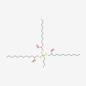 1-[Butyl-bis(2-hydroxydodecylsulfanyl)stannyl]sulfanyldodecan-2-ol