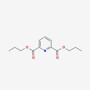 molecular formula C13H17NO4 B14509560 Dipropyl pyridine-2,6-dicarboxylate CAS No. 63597-03-5