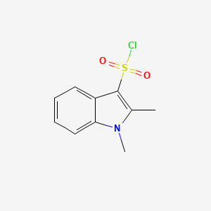 1,2-dimethyl-1H-indole-3-sulfonyl chloride