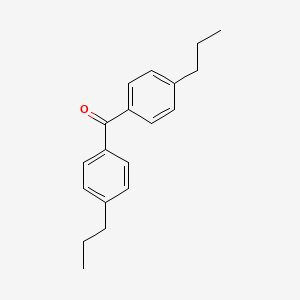 molecular formula C19H22O B14509612 Bis(4-propylphenyl)methanone CAS No. 64357-93-3