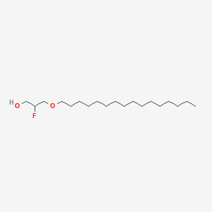 molecular formula C19H39FO2 B14509645 2-Fluoro-3-(hexadecyloxy)propan-1-OL CAS No. 63326-68-1