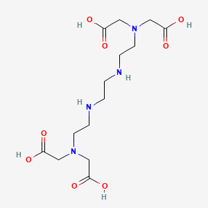 molecular formula C14H26N4O8 B14509686 3,12-Bis(carboxymethyl)-3,6,9,12-tetraazatetradecane-1,14-dioic acid CAS No. 63028-25-1