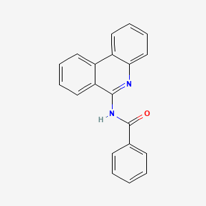 molecular formula C20H14N2O B14509734 Benzamide, N-6-phenanthridinyl- CAS No. 62764-38-9