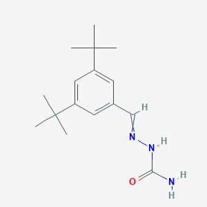 2-[(3,5-Di-tert-butylphenyl)methylidene]hydrazine-1-carboxamide