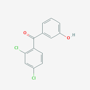 molecular formula C13H8Cl2O2 B14509820 (2,4-Dichlorophenyl)(3-hydroxyphenyl)methanone CAS No. 62810-56-4