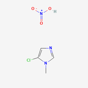 molecular formula C4H6ClN3O3 B1450983 5-Chloro-1-methylimidazole nitrate CAS No. 4531-53-7