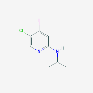 molecular formula C8H10ClIN2 B1450984 5-氯-4-碘-N-异丙基吡啶-2-胺 CAS No. 869886-87-3