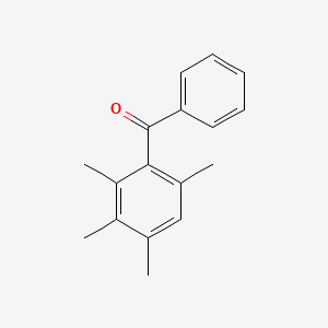 molecular formula C17H18O B14509844 Phenyl(2,3,4,6-tetramethylphenyl)methanone CAS No. 64357-71-7