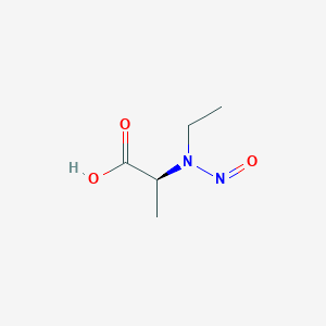 (2S)-2-[Ethyl(nitroso)amino]propanoic acid