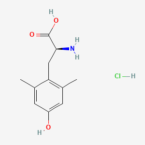 molecular formula C11H16ClNO3 B1451019 (S)-2-氨基-3-(4-羟基-2,6-二甲基苯基)丙酸盐酸盐 CAS No. 126312-63-8