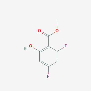 molecular formula C8H6F2O3 B1451022 2,4-二氟-6-羟基苯甲酸甲酯 CAS No. 773874-16-1