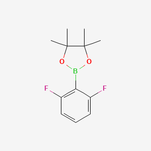 molecular formula C12H15BF2O2 B1451025 2-(2,6-二氟苯基)-4,4,5,5-四甲基-1,3,2-二氧杂硼环丁烷 CAS No. 863868-37-5