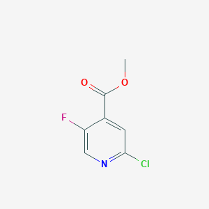 B1451029 Methyl 2-chloro-5-fluoropyridine-4-carboxylate CAS No. 876919-10-7