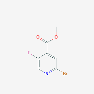 B1451041 Methyl 2-bromo-5-fluoropyridine-4-carboxylate CAS No. 885588-14-7