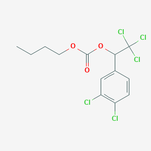 Butyl 2,2,2-trichloro-1-(3,4-dichlorophenyl)ethyl carbonate