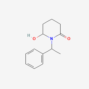 6-Hydroxy-1-(1-phenylethyl)piperidin-2-one