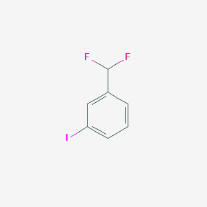 B1451044 1-(Difluoromethyl)-3-iodobenzene CAS No. 1214372-71-0