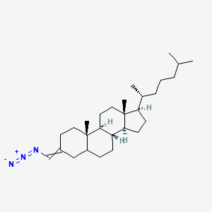 3-(Azidomethylidene)cholestane