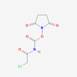 2-Chloro-N-{[(2,5-dioxopyrrolidin-1-yl)oxy]carbonyl}acetamide