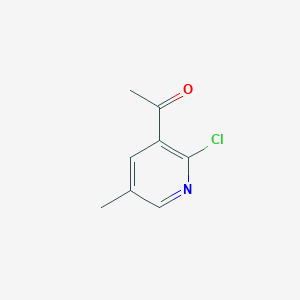 molecular formula C8H8ClNO B1451051 1-(2-Chloro-5-methylpyridin-3-yl)ethanone CAS No. 885223-64-3