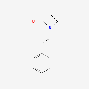 2-Azetidinone, 1-(2-phenylethyl)-