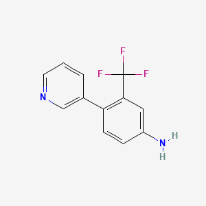 4-(3-Pyridinyl)-3-(trifluoromethyl)benzenamine