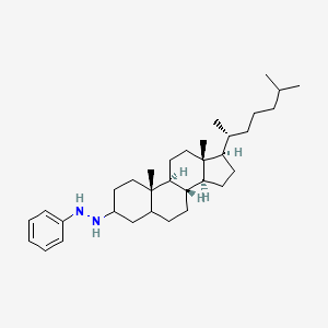 3-(2-Phenylhydrazinyl)cholestane