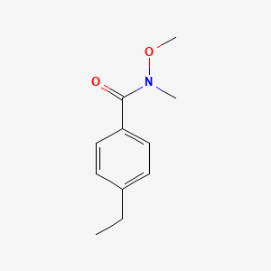 molecular formula C11H15NO2 B1451082 4-乙基-N-甲氧基-N-甲基苯甲酰胺 CAS No. 1024606-29-8