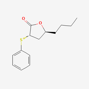 (3S,5S)-5-Butyl-3-(phenylsulfanyl)oxolan-2-one