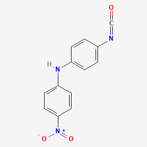 (p-(p-Nitroanilino)phenyl)isocyanic acid