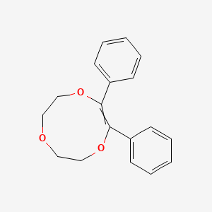 8,9-Diphenyl-2,3,5,6-tetrahydro-1,4,7-trioxonine