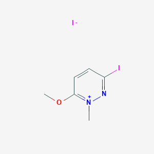 3-Iodo-6-methoxy-1-methylpyridazin-1-ium iodide