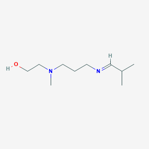 2-(Methyl{3-[(E)-(2-methylpropylidene)amino]propyl}amino)ethan-1-ol