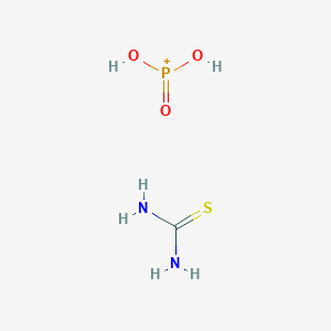 B14511837 Dihydroxy(oxo)phosphanium;thiourea CAS No. 63075-83-2