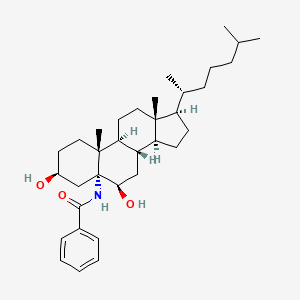 N-[(3beta,5alpha,6beta)-3,6-Dihydroxycholestan-5-yl]benzamide