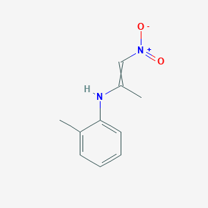 2-Methyl-N-(1-nitroprop-1-en-2-yl)aniline