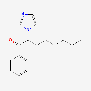 2-(1H-Imidazol-1-yl)-1-phenyloctan-1-one