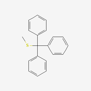 Benzene, 1,1',1''-[(methylthio)methylidyne]tris-