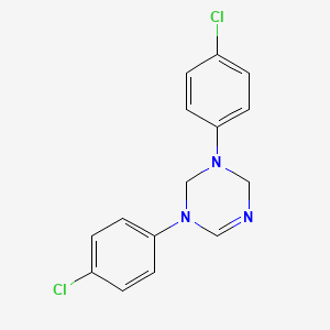 1,3-Bis(4-chlorophenyl)-1,2,3,4-tetrahydro-1,3,5-triazine