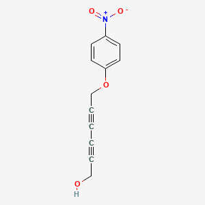 6-(4-Nitrophenoxy)hexa-2,4-diyn-1-OL