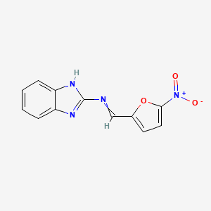 N-(1H-Benzimidazol-2-yl)-1-(5-nitrofuran-2-yl)methanimine